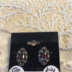 Sterling silver stud earrings